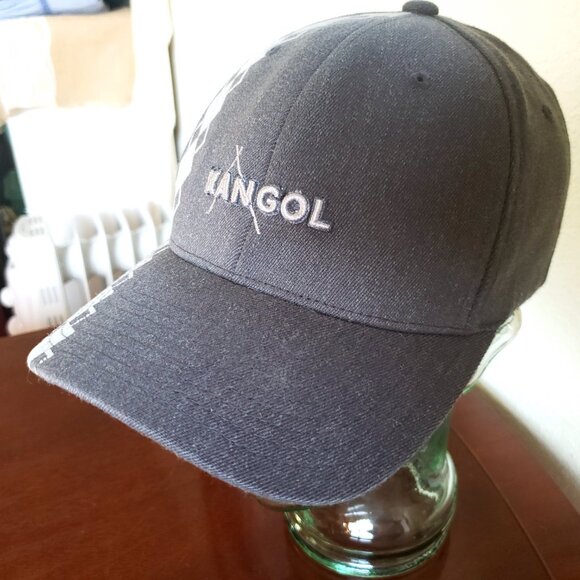 Kangol baseball cap with argyle pattern size S/M Flexfit Check logo Hat - Picture 10 of 13